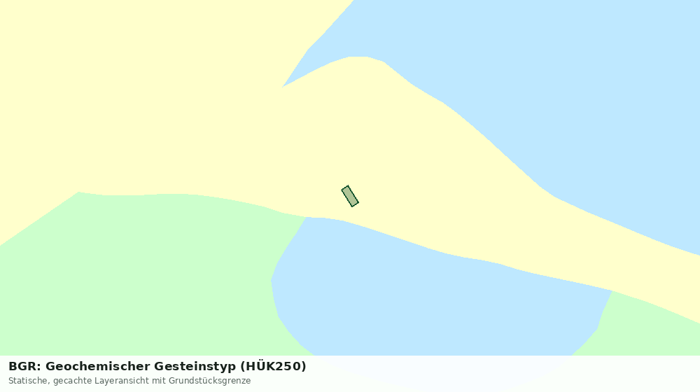 Statische Kartenansicht: BGR: Geochemischer Gesteinstyp (HÜK250)