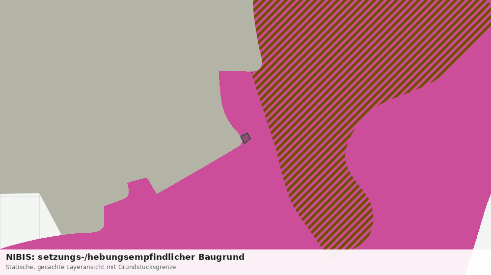 Statische Kartenansicht: NIBIS: setzungs-/hebungsempfindlicher Baugrund