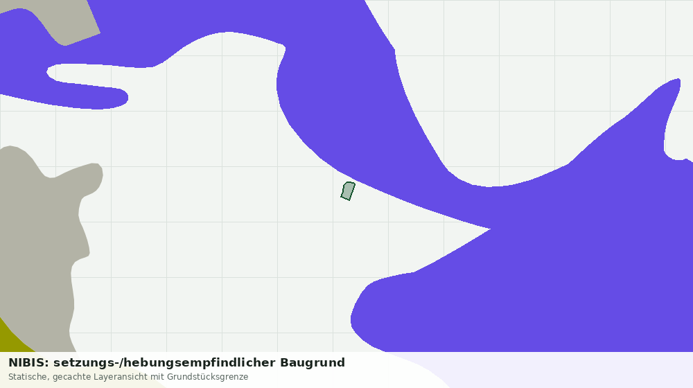Statische Kartenansicht: NIBIS: setzungs-/hebungsempfindlicher Baugrund