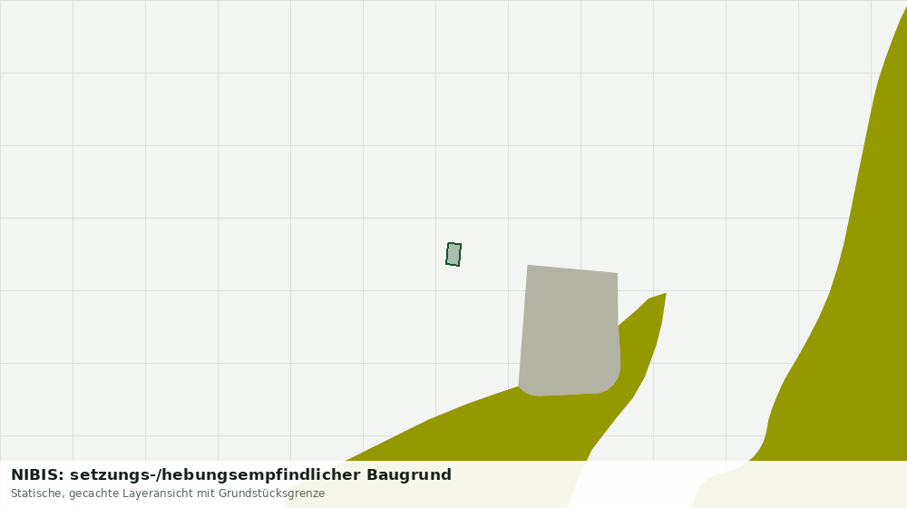 Statische Kartenansicht: NIBIS: setzungs-/hebungsempfindlicher Baugrund