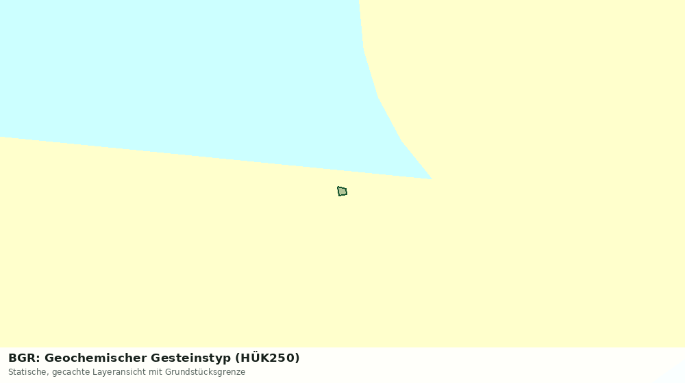 Statische Kartenansicht: BGR: Geochemischer Gesteinstyp (HÜK250)