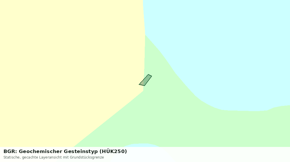 Statische Kartenansicht: BGR: Geochemischer Gesteinstyp (HÜK250)