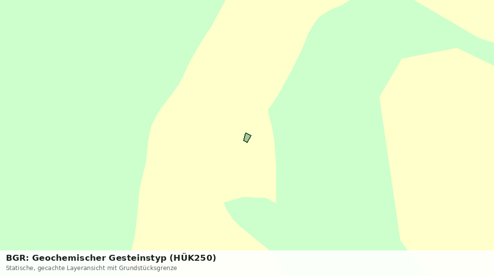 Statische Kartenansicht: BGR: Geochemischer Gesteinstyp (HÜK250)