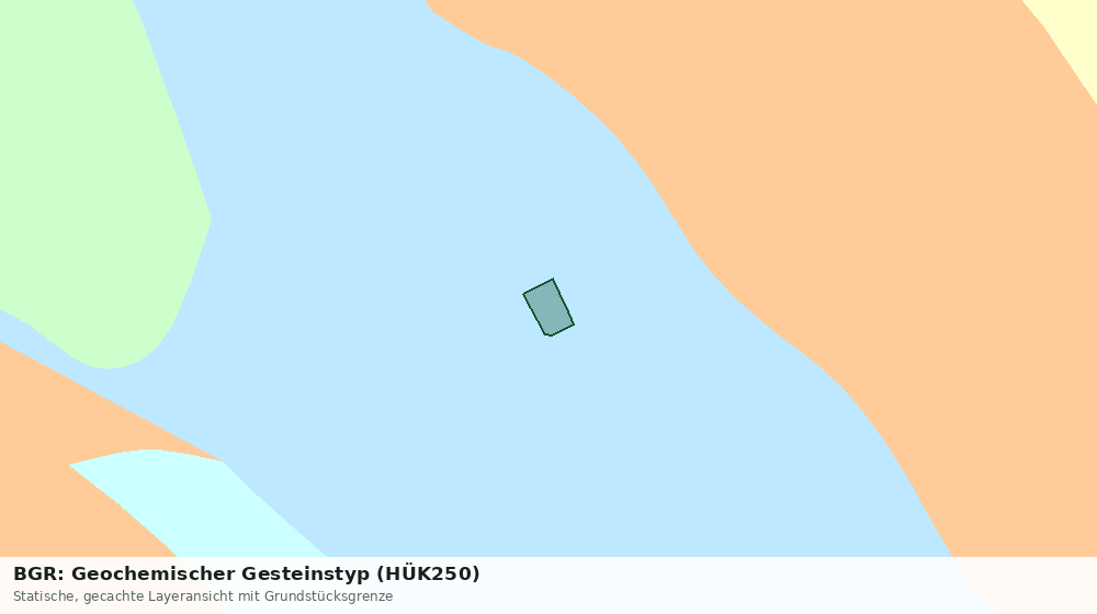 Statische Kartenansicht: BGR: Geochemischer Gesteinstyp (HÜK250)