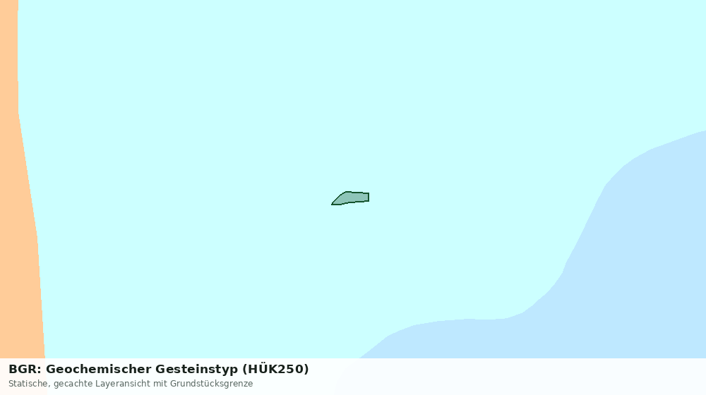 Statische Kartenansicht: BGR: Geochemischer Gesteinstyp (HÜK250)
