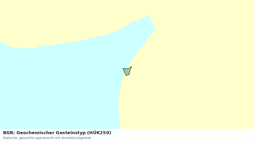 Statische Kartenansicht: BGR: Geochemischer Gesteinstyp (HÜK250)