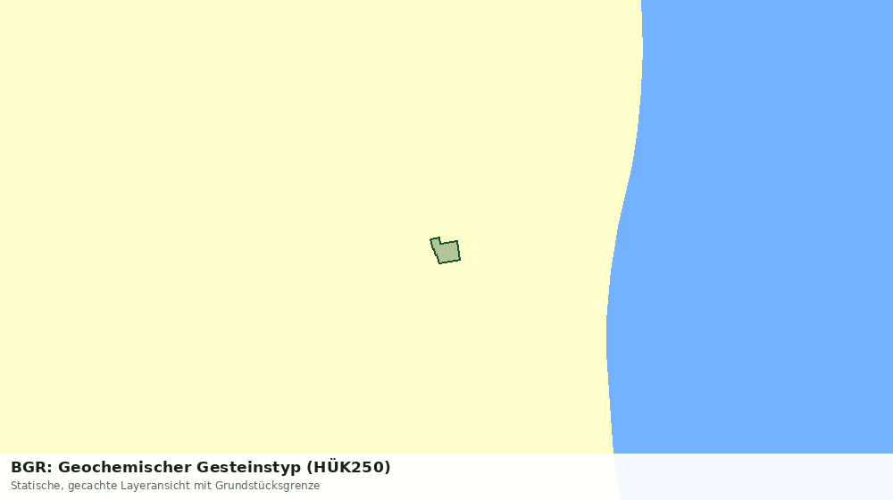 Statische Kartenansicht: BGR: Geochemischer Gesteinstyp (HÜK250)