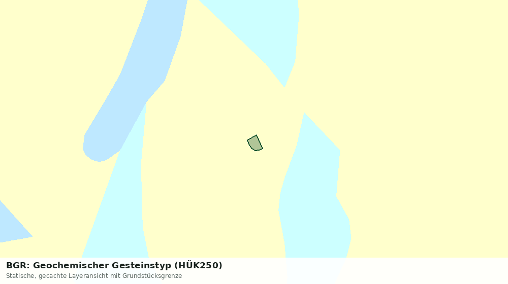 Statische Kartenansicht: BGR: Geochemischer Gesteinstyp (HÜK250)