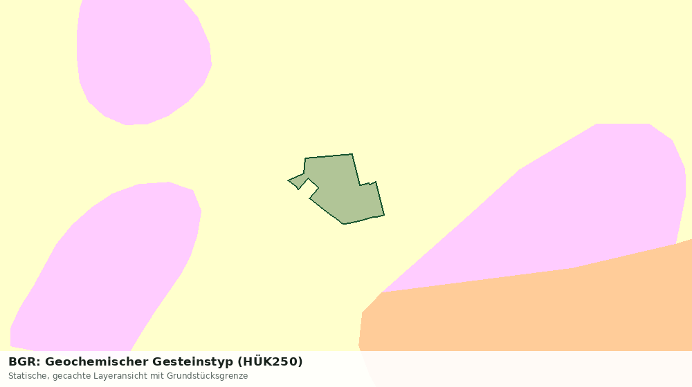 Statische Kartenansicht: BGR: Geochemischer Gesteinstyp (HÜK250)