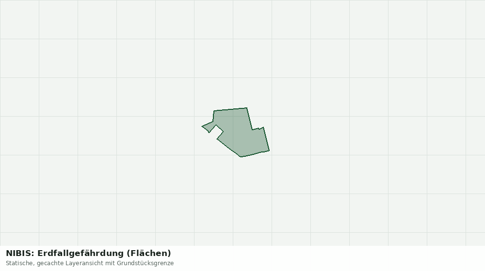 Statische Kartenansicht: NIBIS: Erdfallgefährdung (Flächen)