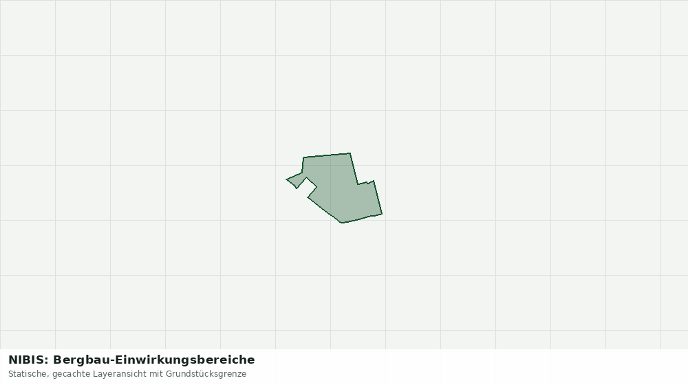 Statische Kartenansicht: NIBIS: Bergbau-Einwirkungsbereiche
