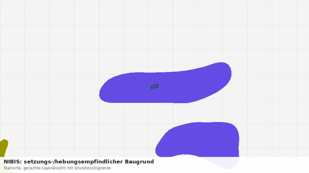 Statische Kartenansicht: NIBIS: setzungs-/hebungsempfindlicher Baugrund