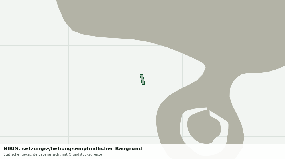 Statische Kartenansicht: NIBIS: setzungs-/hebungsempfindlicher Baugrund