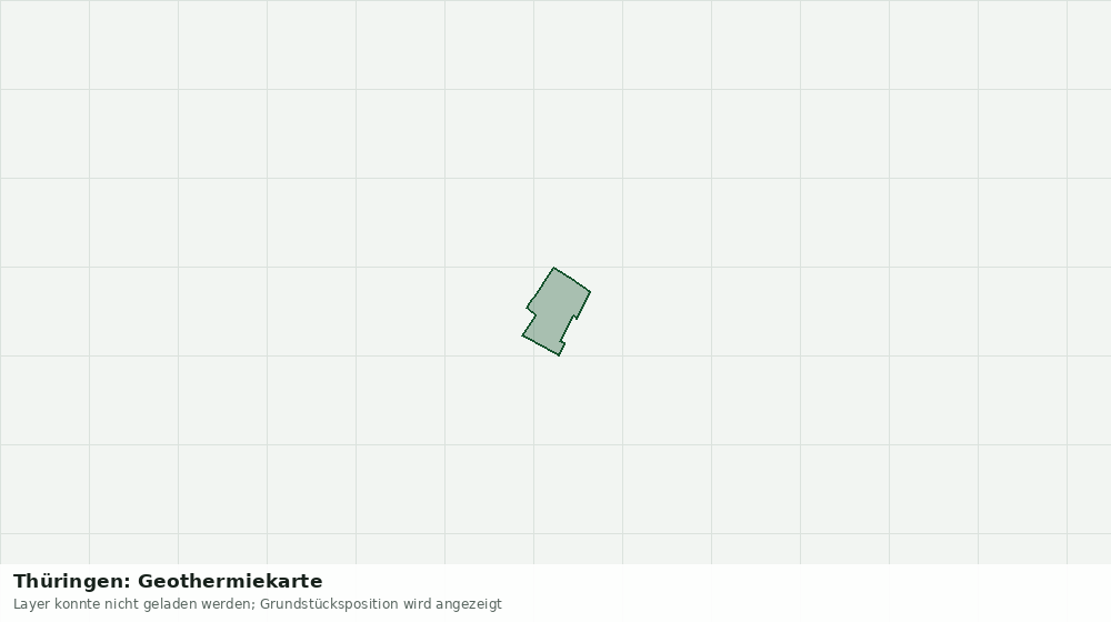 Statische Kartenansicht: Thüringen: Geothermiekarte