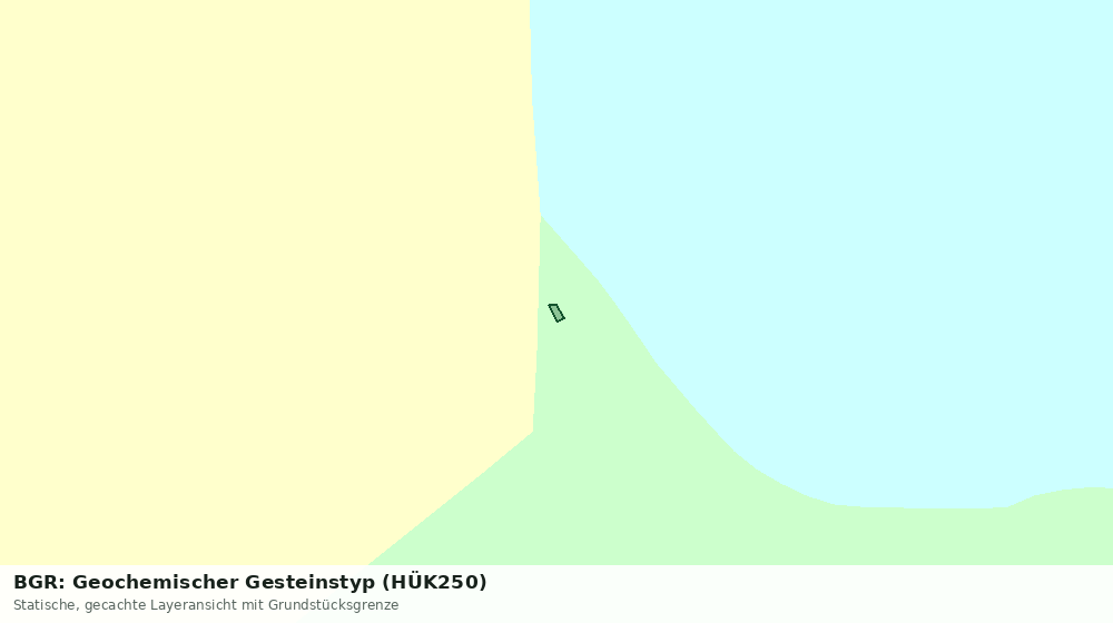Statische Kartenansicht: BGR: Geochemischer Gesteinstyp (HÜK250)