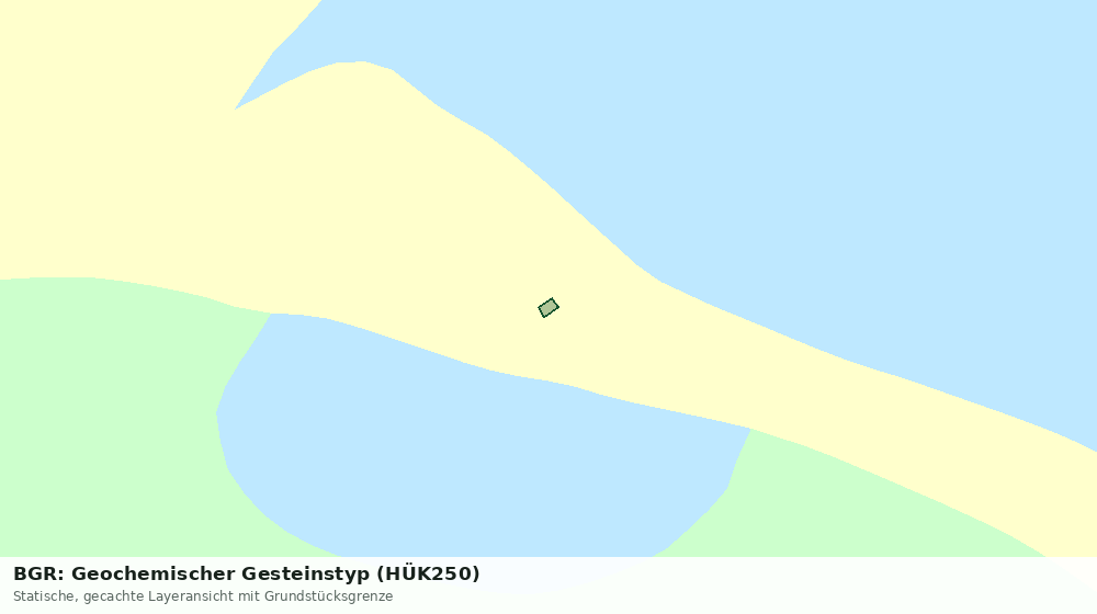 Statische Kartenansicht: BGR: Geochemischer Gesteinstyp (HÜK250)