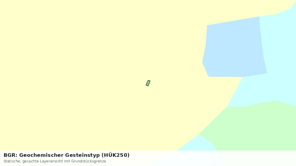 Statische Kartenansicht: BGR: Geochemischer Gesteinstyp (HÜK250)