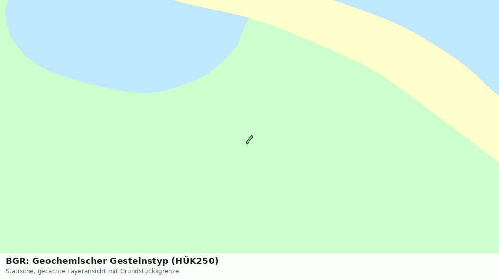 Statische Kartenansicht: BGR: Geochemischer Gesteinstyp (HÜK250)