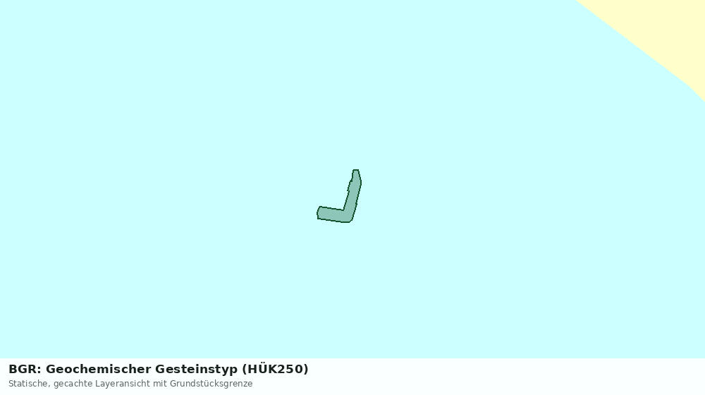 Statische Kartenansicht: BGR: Geochemischer Gesteinstyp (HÜK250)