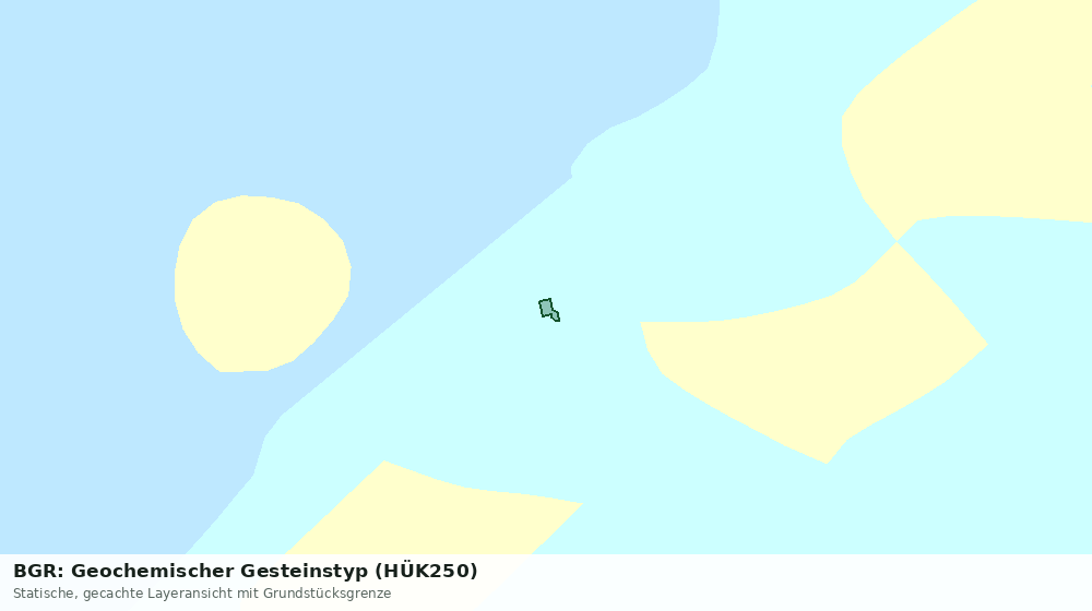 Statische Kartenansicht: BGR: Geochemischer Gesteinstyp (HÜK250)