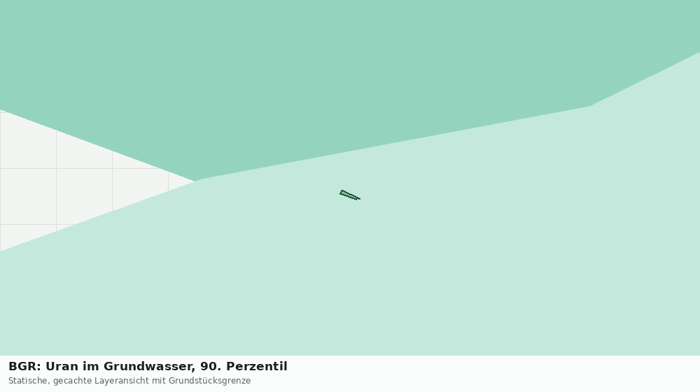 Statische Kartenansicht: BGR: Uran im Grundwasser, 90. Perzentil