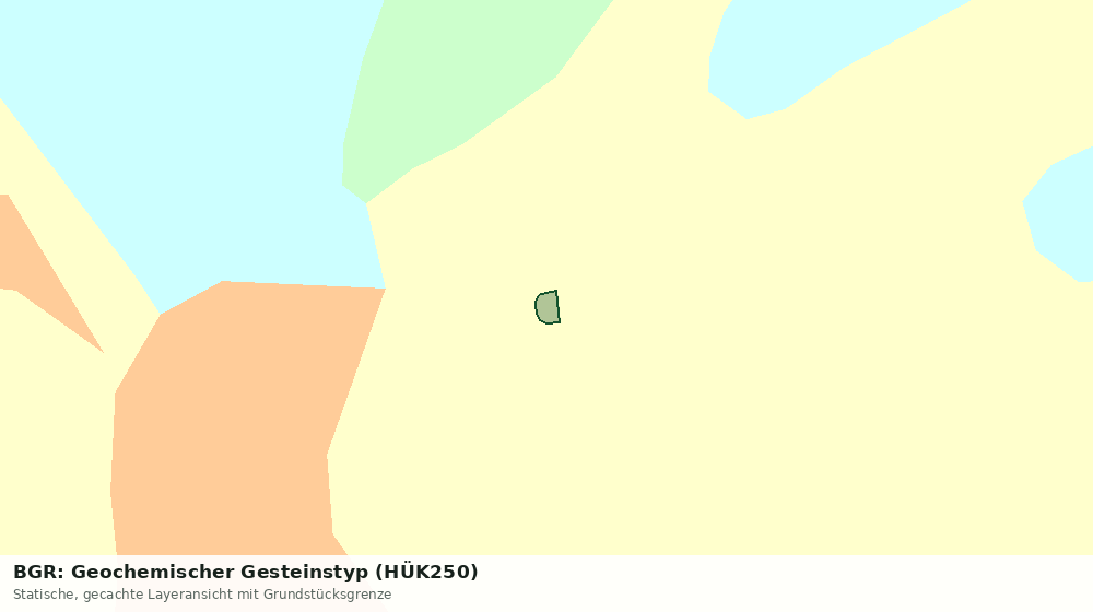 Statische Kartenansicht: BGR: Geochemischer Gesteinstyp (HÜK250)