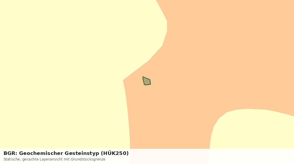 Statische Kartenansicht: BGR: Geochemischer Gesteinstyp (HÜK250)