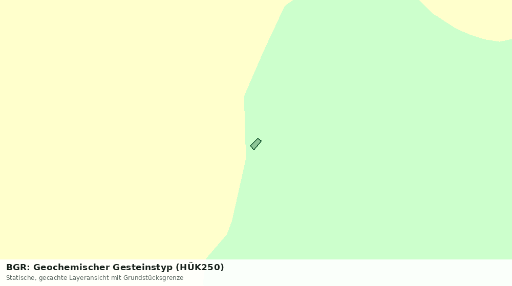 Statische Kartenansicht: BGR: Geochemischer Gesteinstyp (HÜK250)