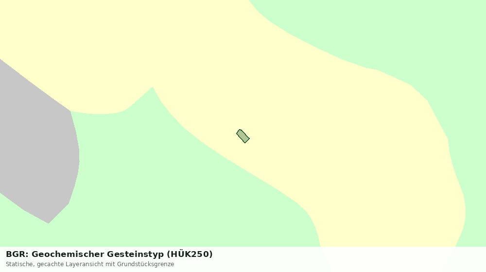 Statische Kartenansicht: BGR: Geochemischer Gesteinstyp (HÜK250)