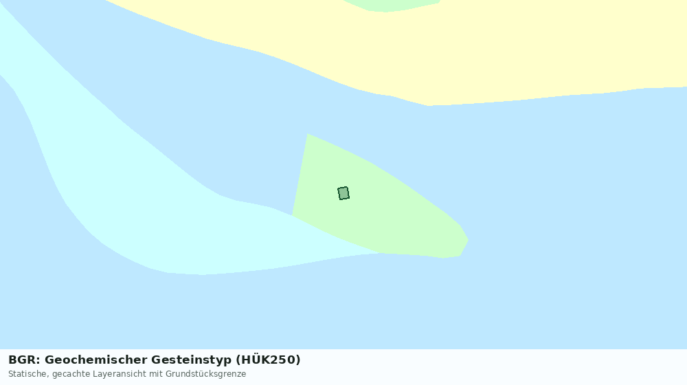 Statische Kartenansicht: BGR: Geochemischer Gesteinstyp (HÜK250)