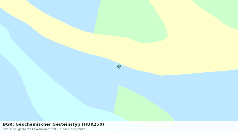 Statische Kartenansicht: BGR: Geochemischer Gesteinstyp (HÜK250)