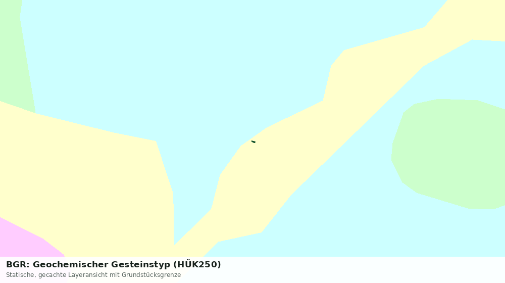Statische Kartenansicht: BGR: Geochemischer Gesteinstyp (HÜK250)