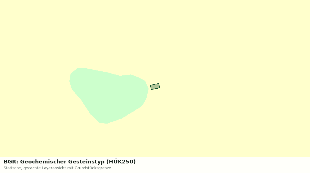 Statische Kartenansicht: BGR: Geochemischer Gesteinstyp (HÜK250)