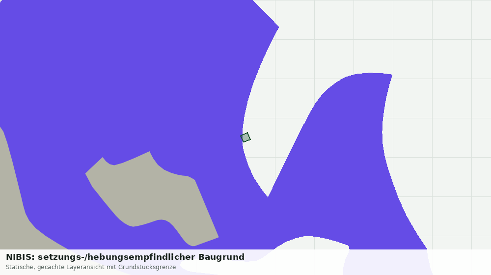 Statische Kartenansicht: NIBIS: setzungs-/hebungsempfindlicher Baugrund