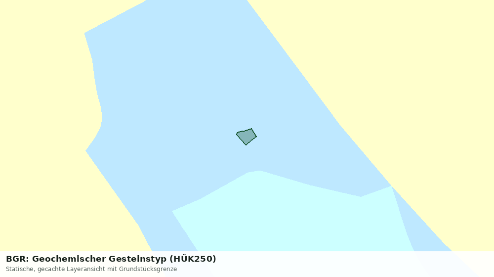 Statische Kartenansicht: BGR: Geochemischer Gesteinstyp (HÜK250)