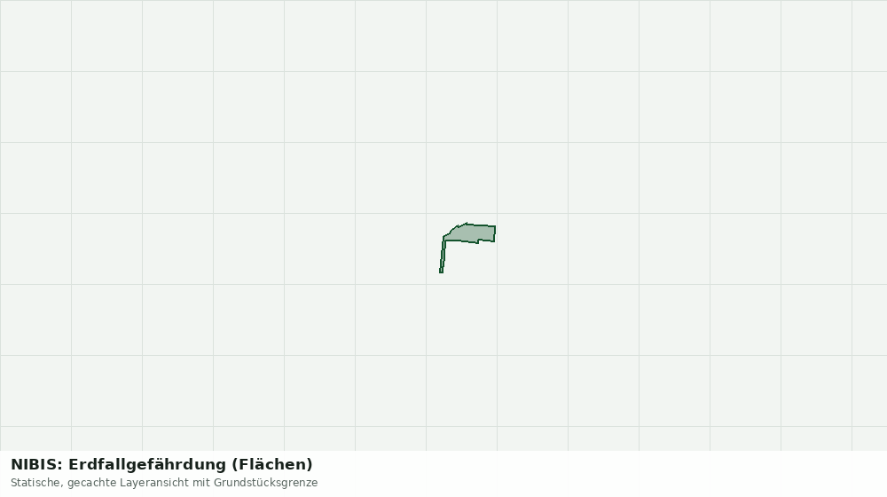 Statische Kartenansicht: NIBIS: Erdfallgefährdung (Flächen)