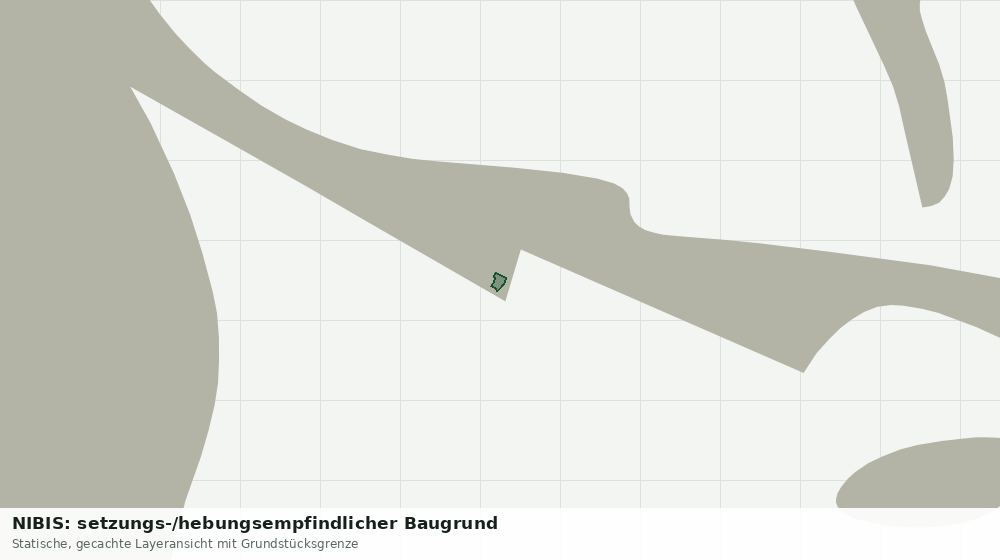 Statische Kartenansicht: NIBIS: setzungs-/hebungsempfindlicher Baugrund