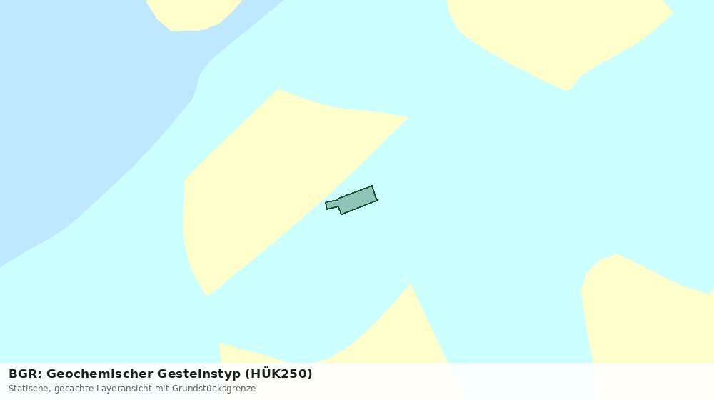Statische Kartenansicht: BGR: Geochemischer Gesteinstyp (HÜK250)