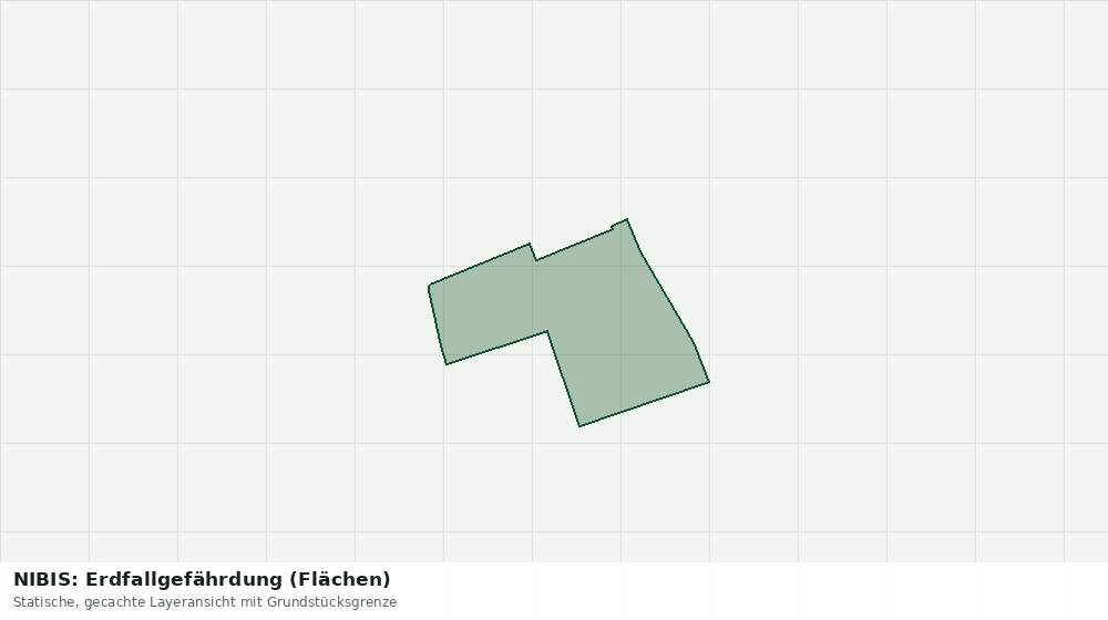 Statische Kartenansicht: NIBIS: Erdfallgefährdung (Flächen)