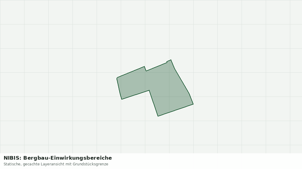 Statische Kartenansicht: NIBIS: Bergbau-Einwirkungsbereiche