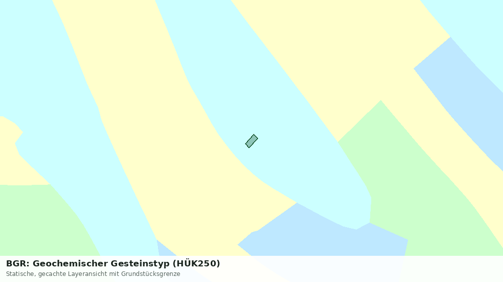 Statische Kartenansicht: BGR: Geochemischer Gesteinstyp (HÜK250)
