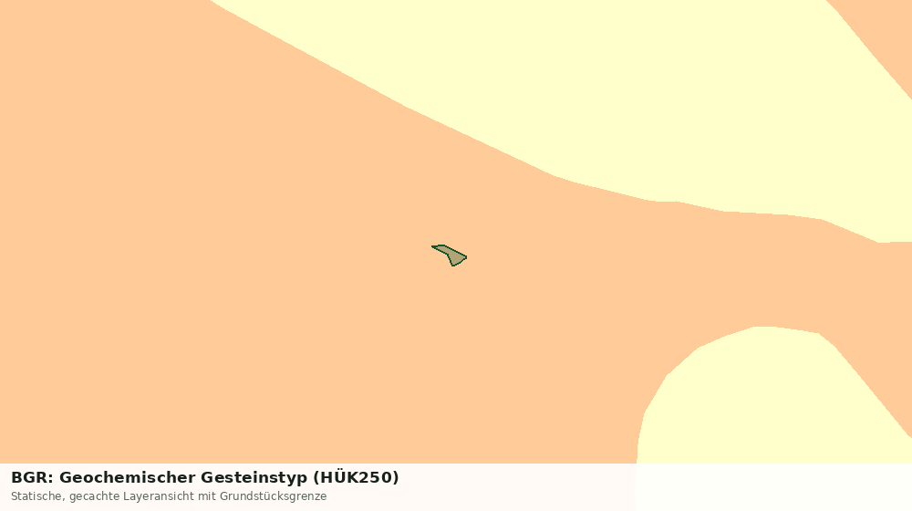 Statische Kartenansicht: BGR: Geochemischer Gesteinstyp (HÜK250)