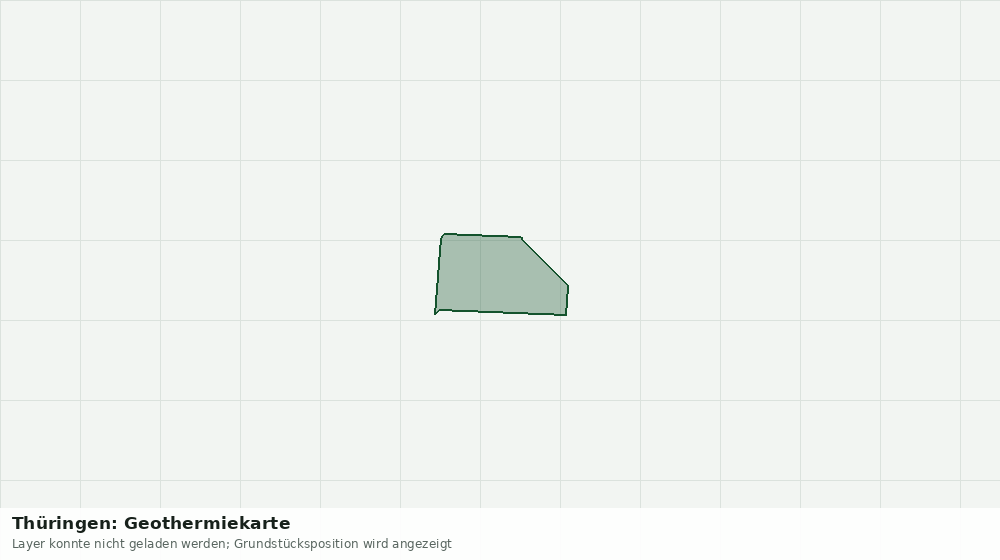 Statische Kartenansicht: Thüringen: Geothermiekarte