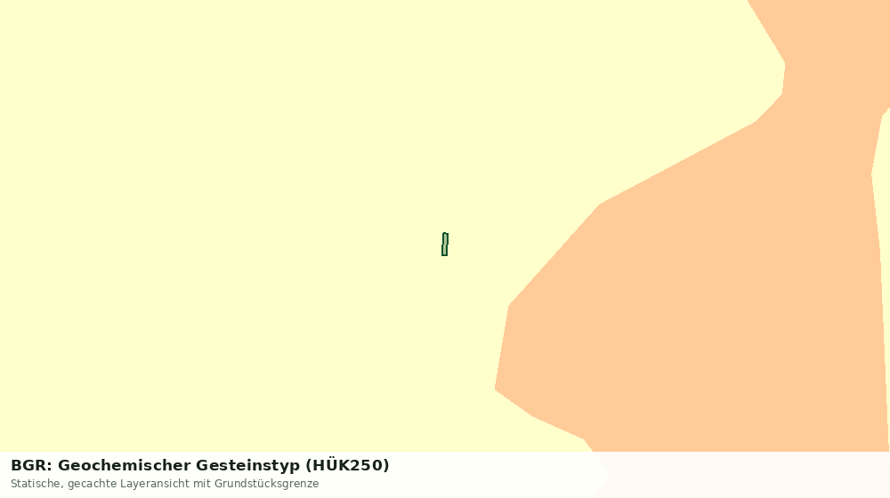 Statische Kartenansicht: BGR: Geochemischer Gesteinstyp (HÜK250)