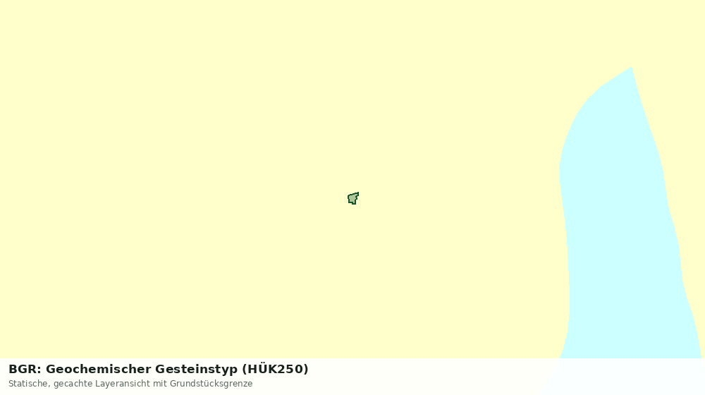 Statische Kartenansicht: BGR: Geochemischer Gesteinstyp (HÜK250)