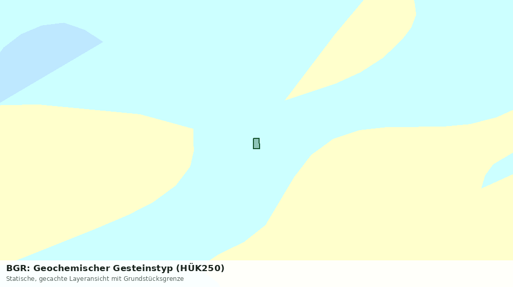 Statische Kartenansicht: BGR: Geochemischer Gesteinstyp (HÜK250)