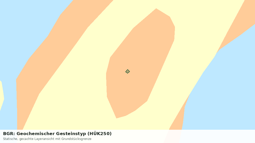 Statische Kartenansicht: BGR: Geochemischer Gesteinstyp (HÜK250)