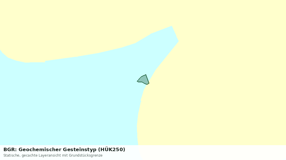 Statische Kartenansicht: BGR: Geochemischer Gesteinstyp (HÜK250)
