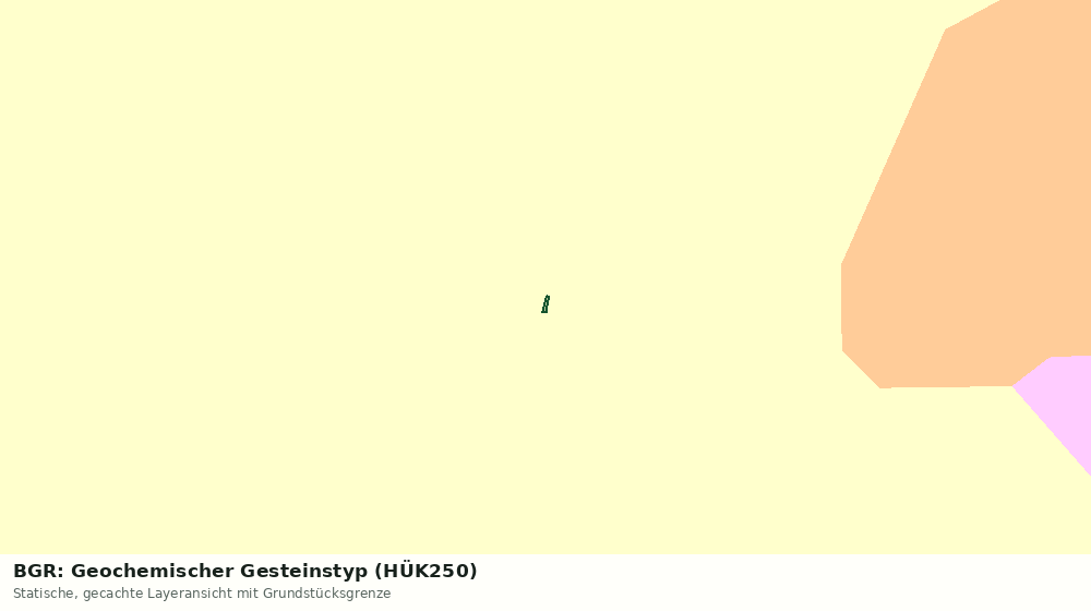 Statische Kartenansicht: BGR: Geochemischer Gesteinstyp (HÜK250)