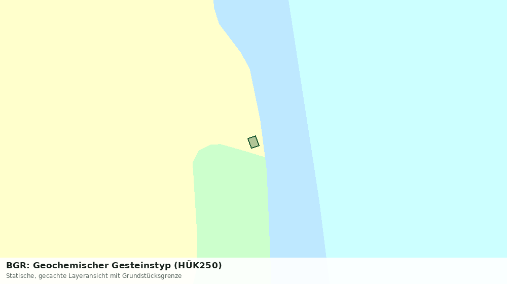 Statische Kartenansicht: BGR: Geochemischer Gesteinstyp (HÜK250)